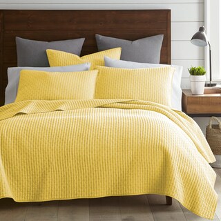 Foto 1 | Edredón Levtex Home Cross Stitch Amarillo King - Venta Internacional