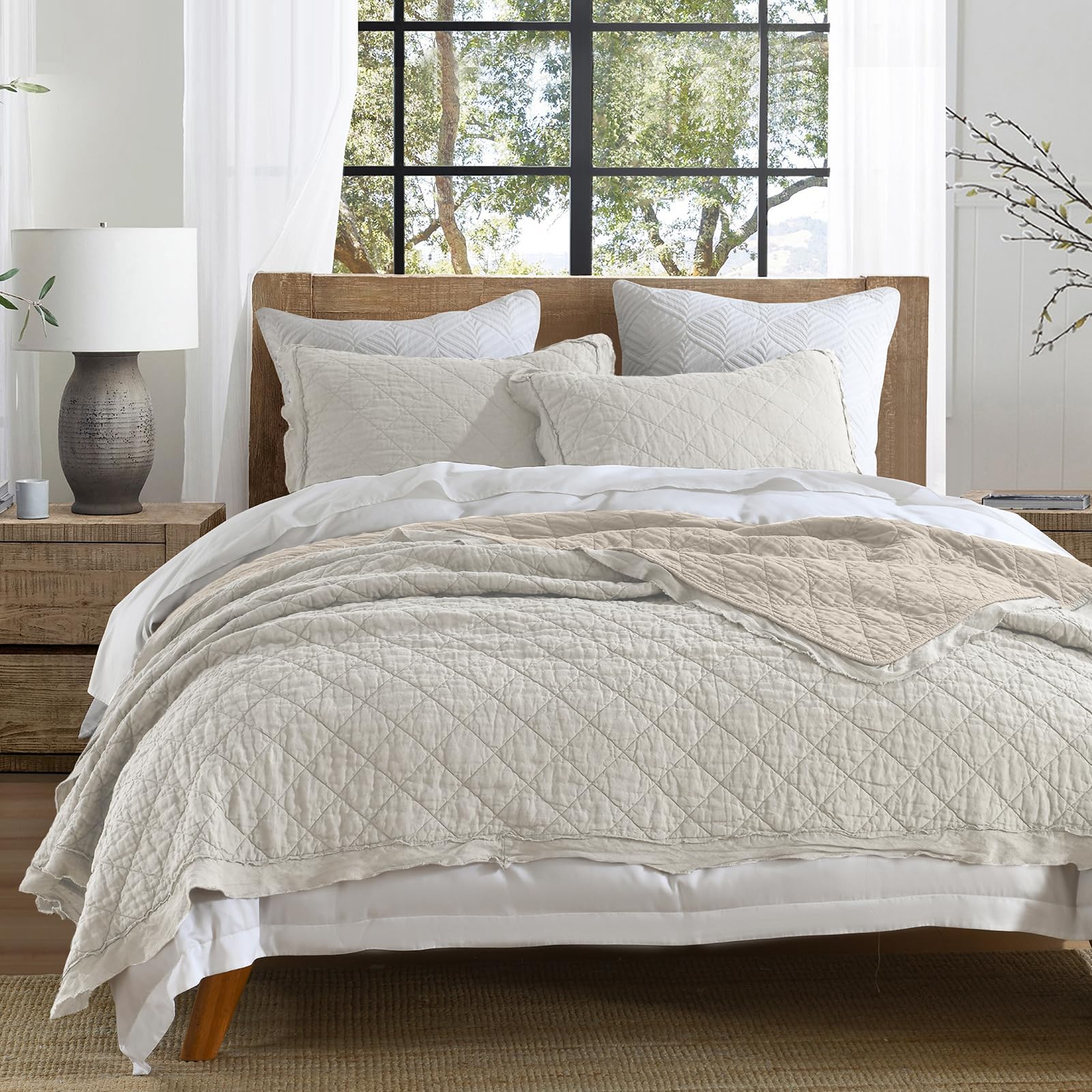 Foto 1 | Juego de Colcha Horimote Home Queen Beige 3 Piezas - Venta Internacional