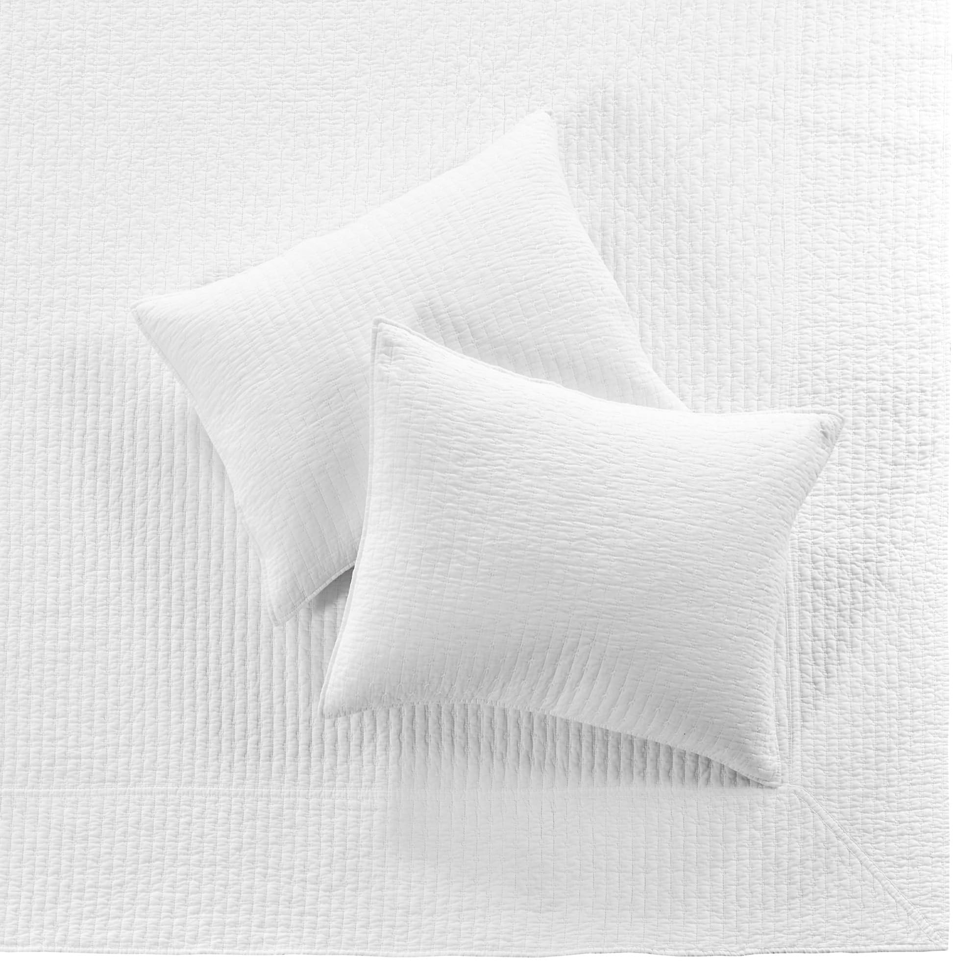 Foto 7 pulgar | Juego de Colchas Levtex Home Cross Stitch Completo con 2 Fundas Blanco - Venta Internacional