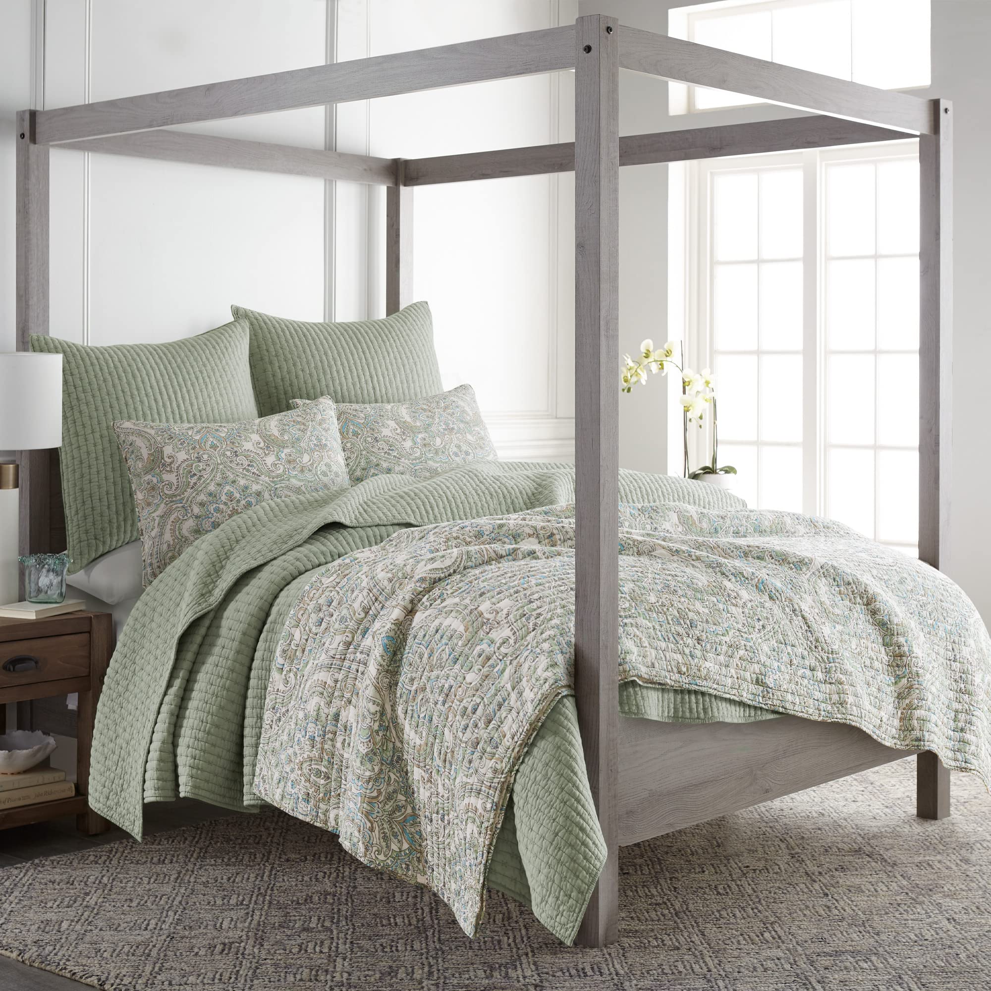 Foto 2 | Set de Colcha Levtex Home Cross Stitch Desert Sage- Venta Internacional