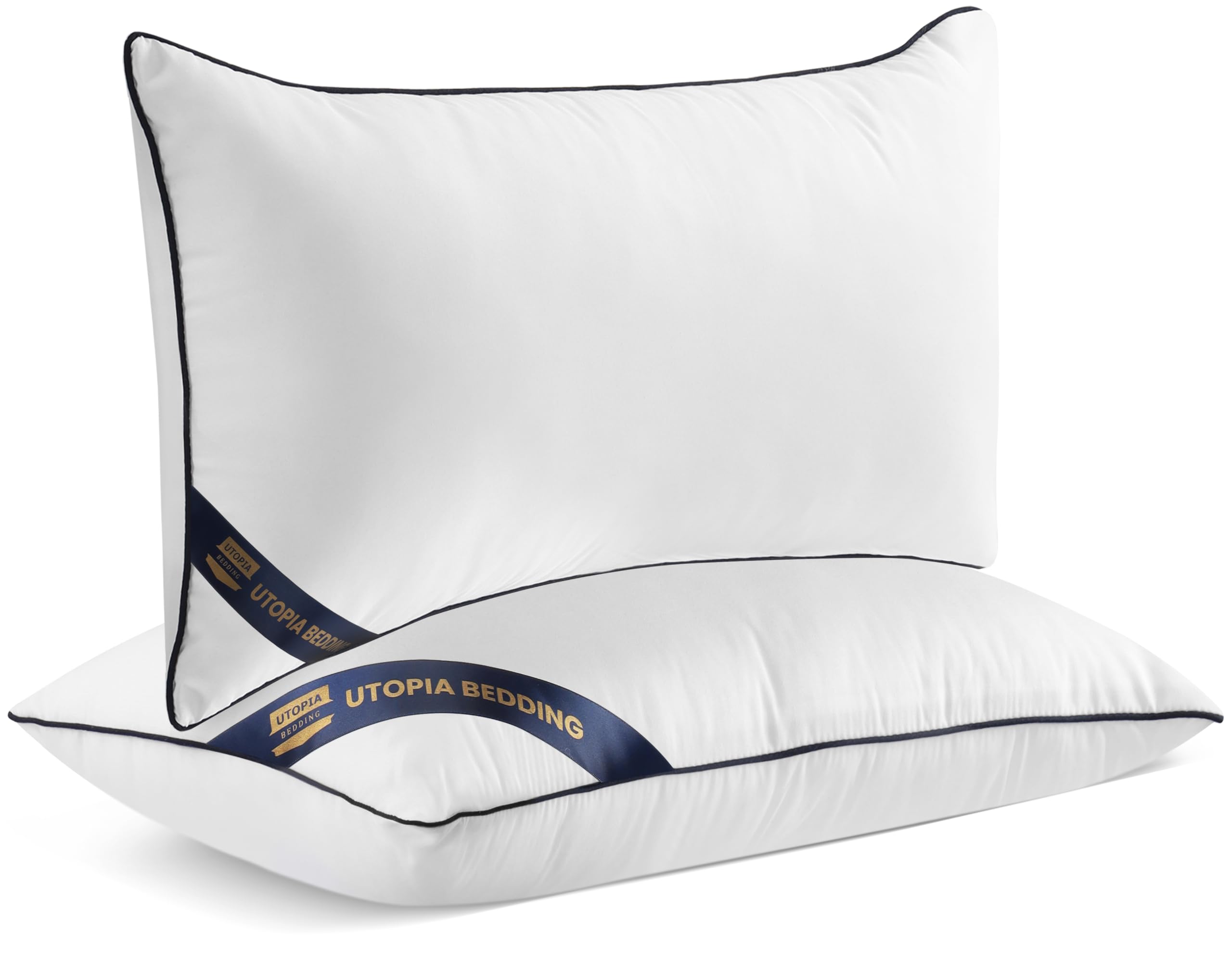 Foto 4 | Almohada Utopia Bedding  2 Unidades 30 x 50 cm Blanca - Venta Internacional