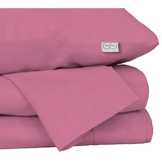 Foto 1 | Sábanas Trinity Color Palo De Rosa Individual