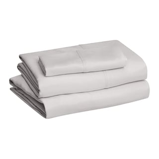 Foto 2 | Juego De Sábanas Amazon Basics Microfiber Twin Xl Gris Claro - Venta Internacional.