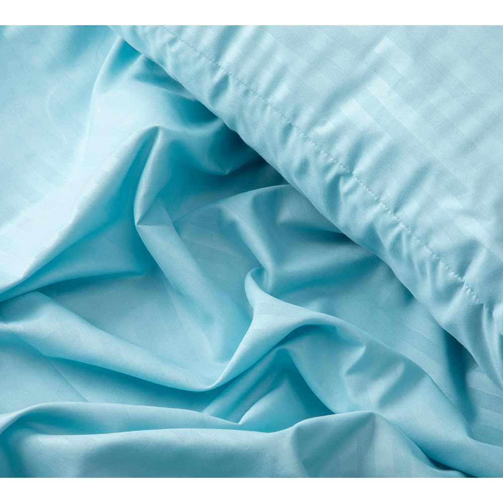 Foto 5 | Sábanas Trinity Color Azul Cielo Individual + Almohada Trinity