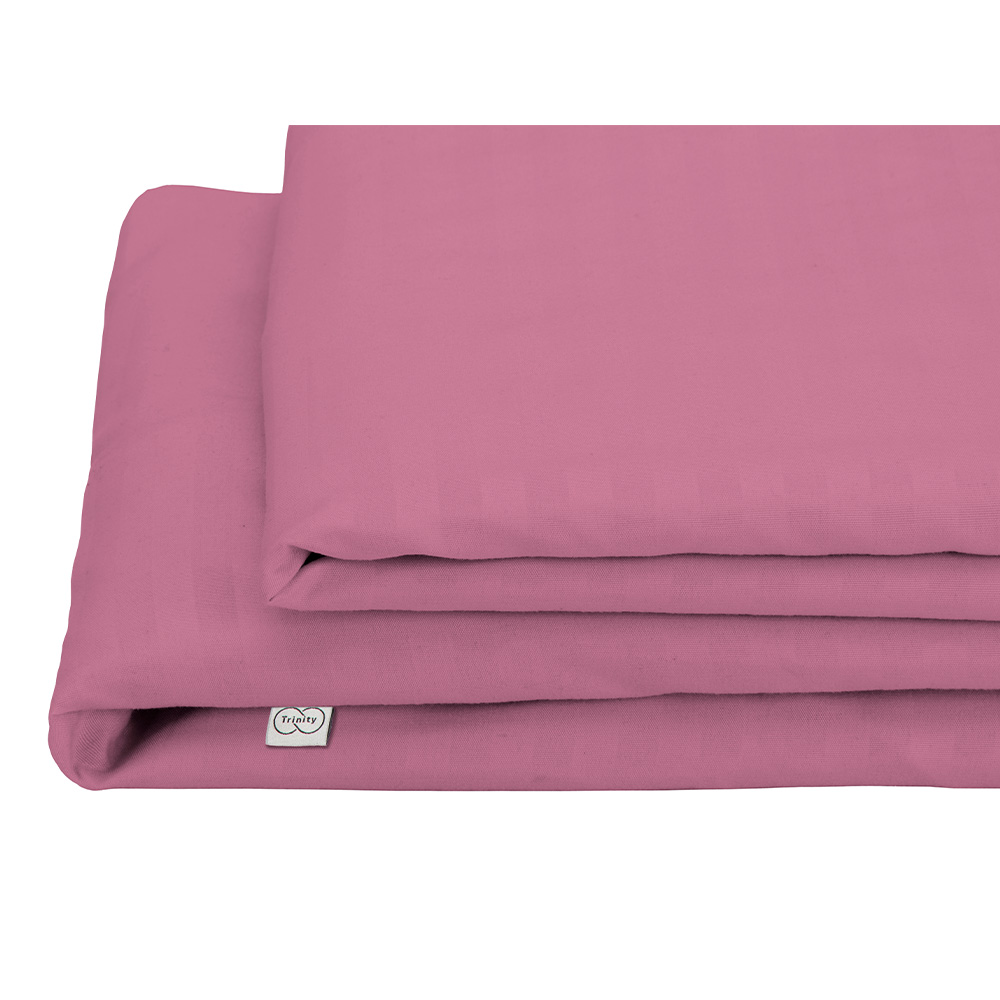 Foto 7 pulgar | Sábanas Trinity color Palo de Rosa King Size + 2 Almohadas Trinity