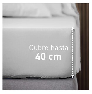 Foto 4 | Juego De Sabanas Individuales Lab.g 100% Poliéster Microfibra 3 Pz Color Blanco