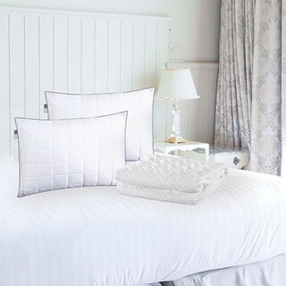 Foto 1 | 2 Almohadas Home Tiffany+1 Protector América Home 3 Capas Queen Size