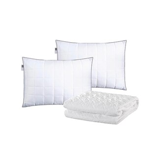 Foto 2 | 2 Almohadas Home Tiffany+1 Protector América Home 3 Capas Queen Size