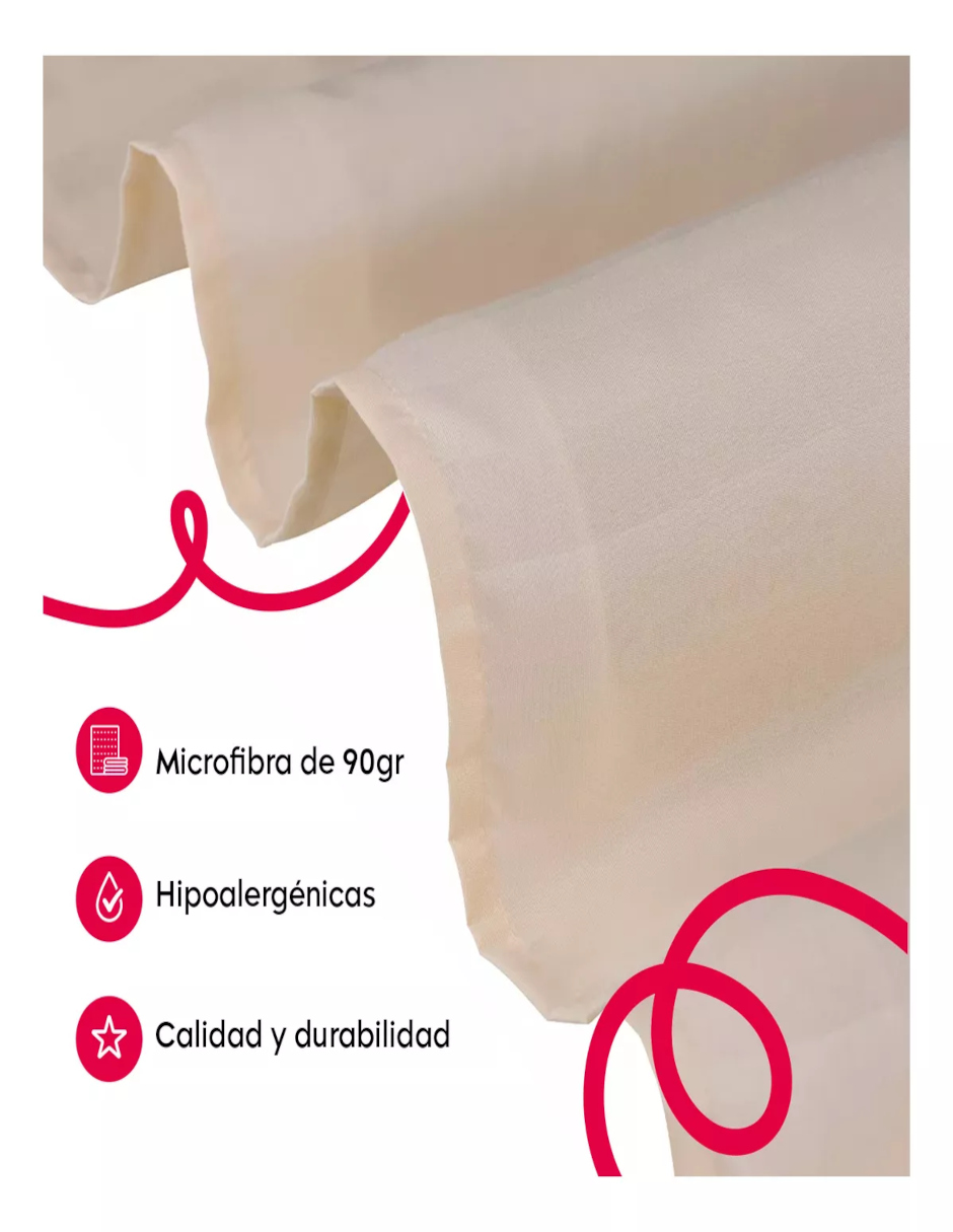 Foto 5 pulgar | Juego De Sábanas Individual Ultra Suave Color Beige + Termo De Agua De Regalo Güish
