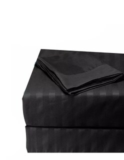 Foto 5 | Juego De Sábanas Matrimonial 3000 Hilos Color Negro + Termo De Agua De Regalo Güish