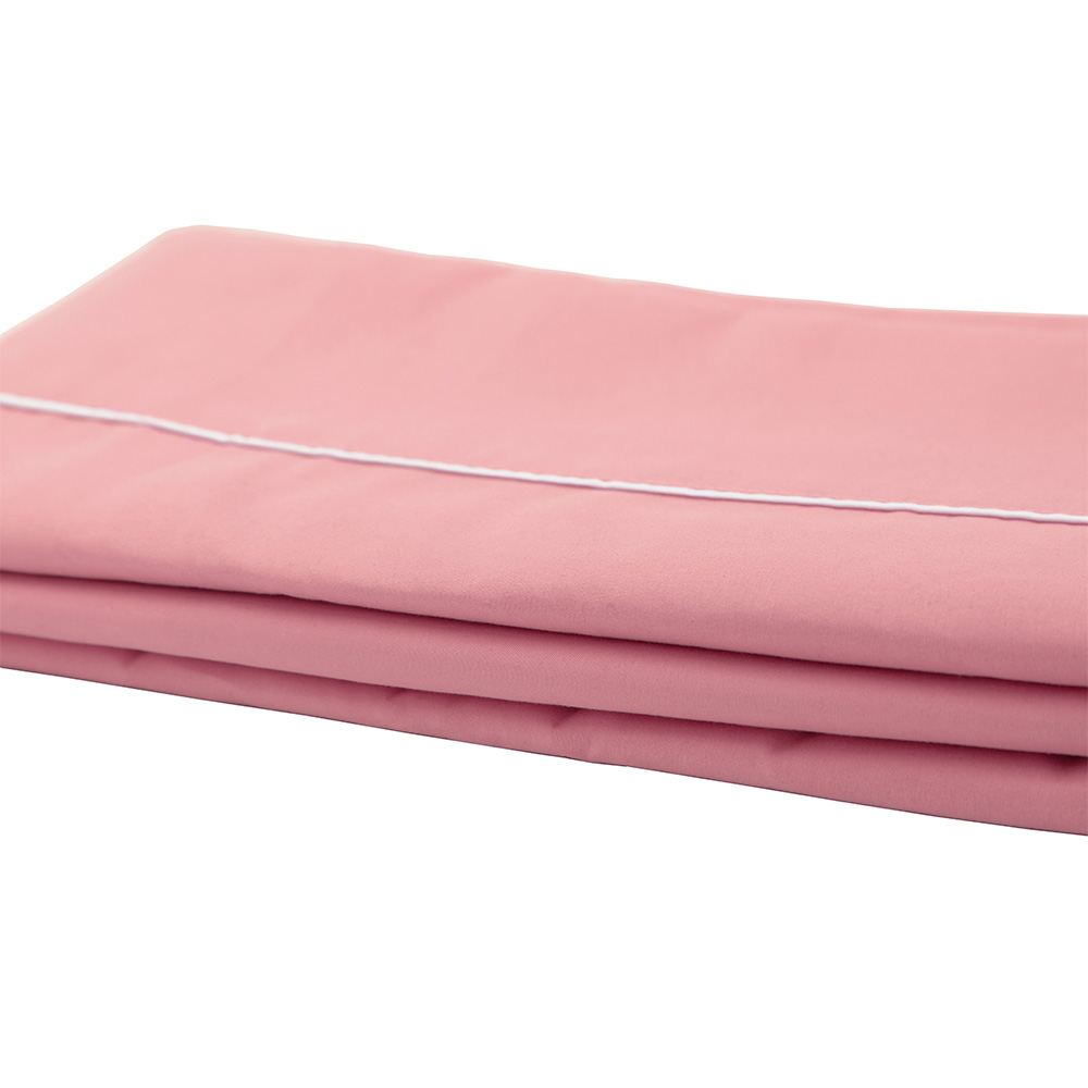 Foto 7 pulgar | Sábanas Rogga Royal Touch Color Rosa Queen Size + Almohada Royal Twin