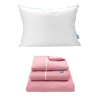 Foto 1 | Sábanas Rogga Royal Touchl Color Rosa Individual + Almohada Royal