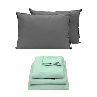 Foto 1 | Sábanas Dicasa Softy Menta Individual + Almohada 2-pack