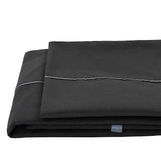 Foto 5 | Sábanas Rogga Royal Touch Color Negro Matrimonial + Almohada Royal Twin