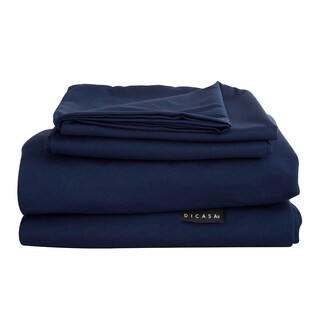 Foto 2 | Sábanas Dicasa Softy Azul Marino Individual + Almohada 2-pack