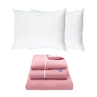 Foto 1 | Sábanas Rogga Royal Touch Color Rosa King Size + Almohada Osos 2