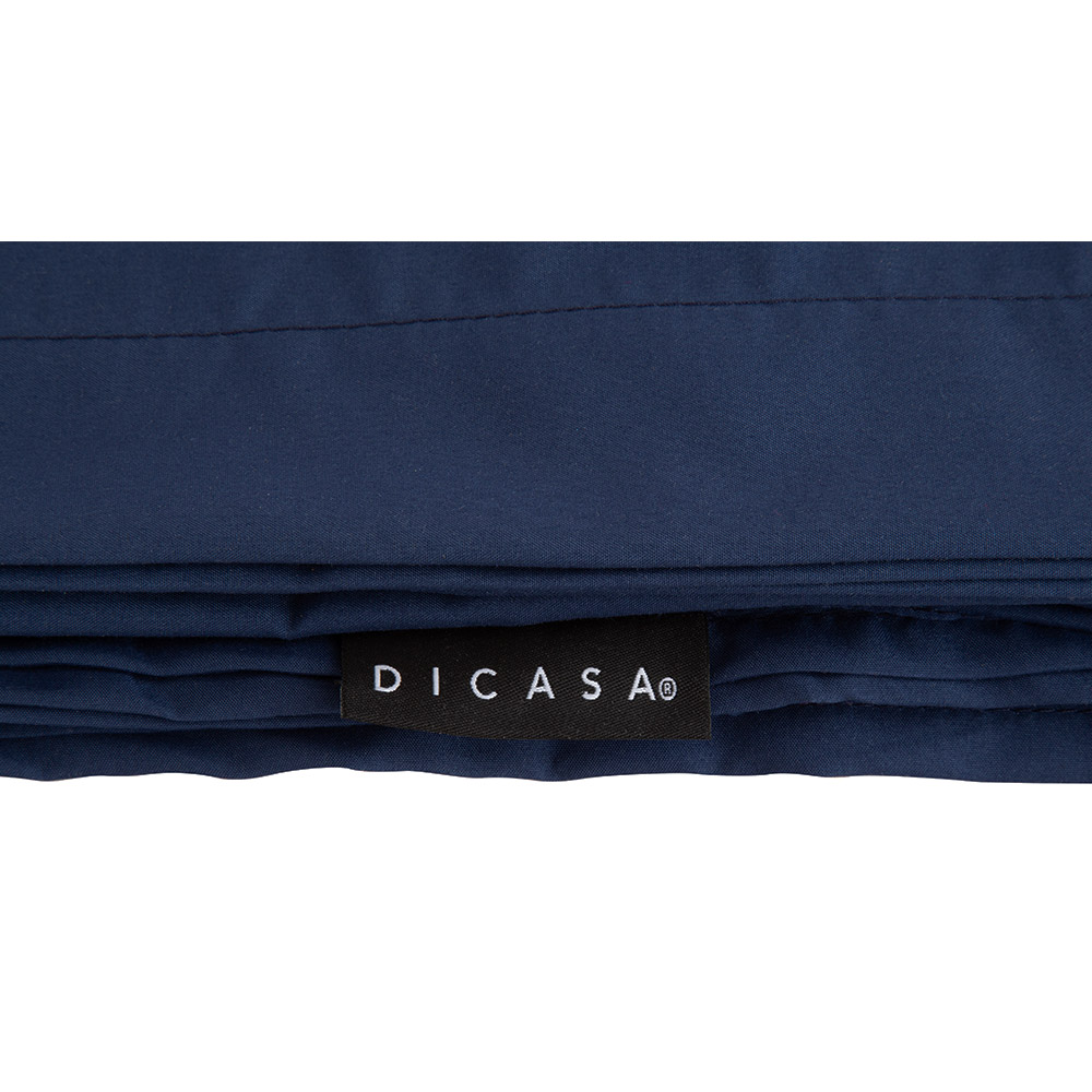 Foto 5 pulgar | Sábanas Dicasa Softy Azul Marino King Size + Almohada 2-pack