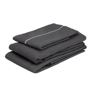 Foto 3 | Sábanas Rogga Royal Touch Color Gris Oxford King Size + Almohada Royal Twin