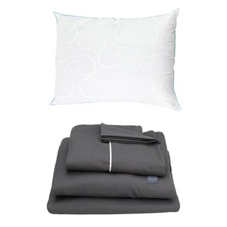 Foto 1 | Sábanas Rogga Royal Touch Color Gris Oxford Individual + Almohada Osos