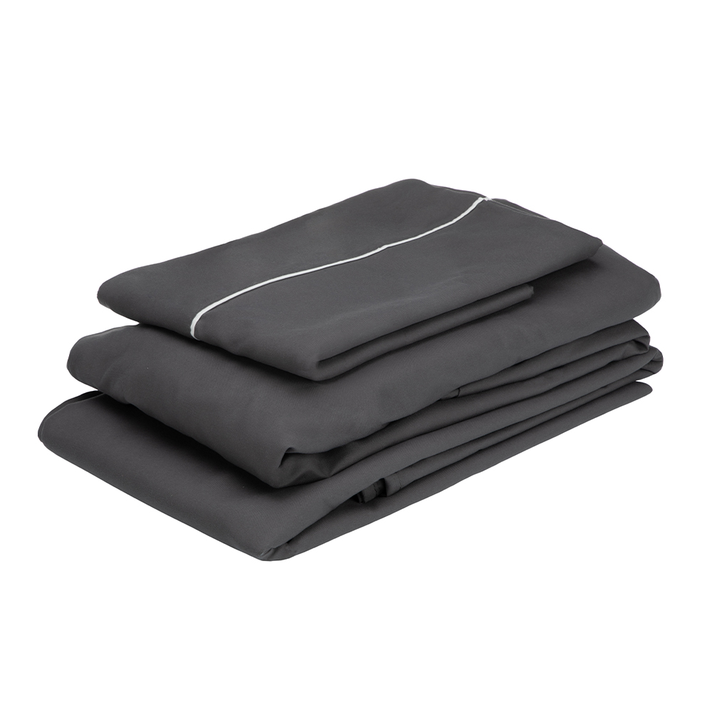 Foto 4 pulgar | Sábanas Rogga Royal Touch Color Gris Oxford Individual + Almohada Osos