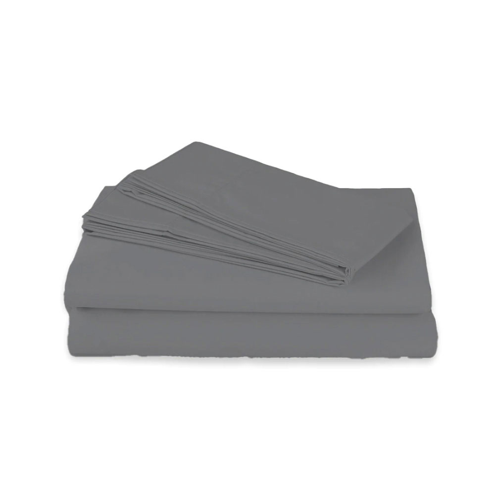 Foto 2 | Sábanas Dicasa Basic Grey Queen Size + Almohada Royal Twin