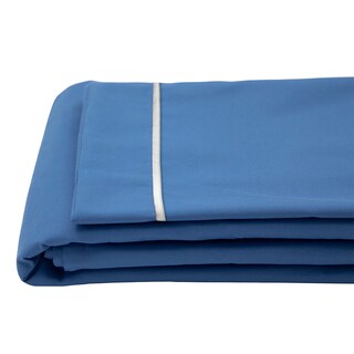Foto 5 | Sábanas Rogga Royal Touch Color Azul Medio Queen Size + Almohada Royal Twin
