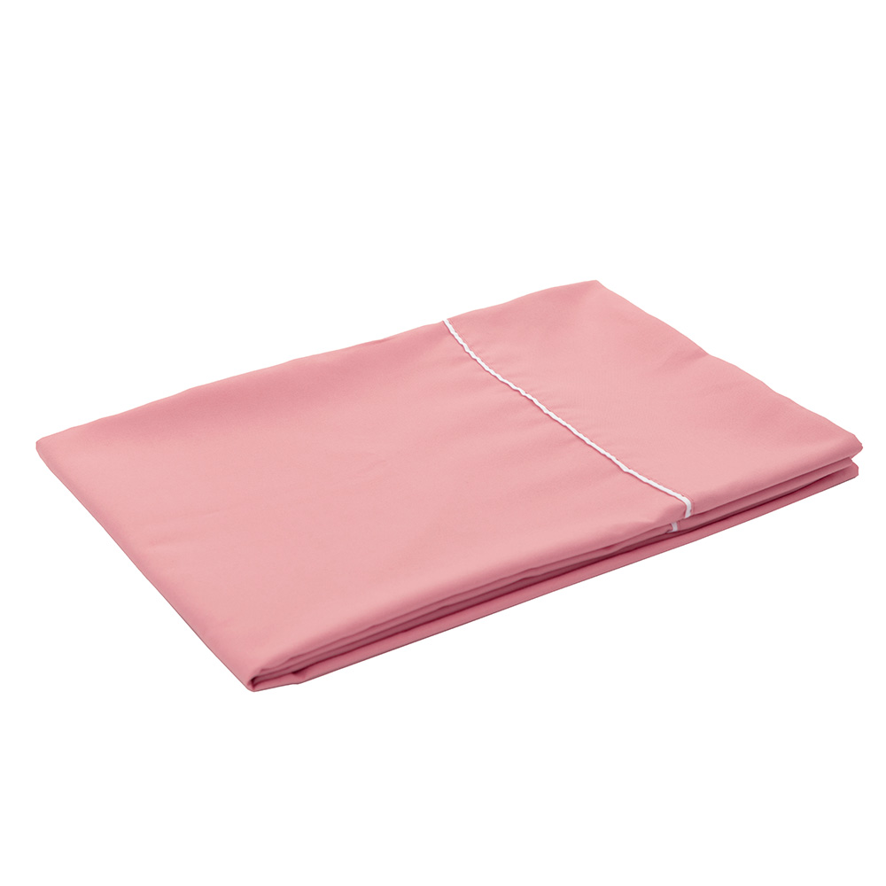 Foto 5 pulgar | Sábanas Rogga Royal Touch Color Rosa Queen Size + Protector Lux + Almohada Royal Twin