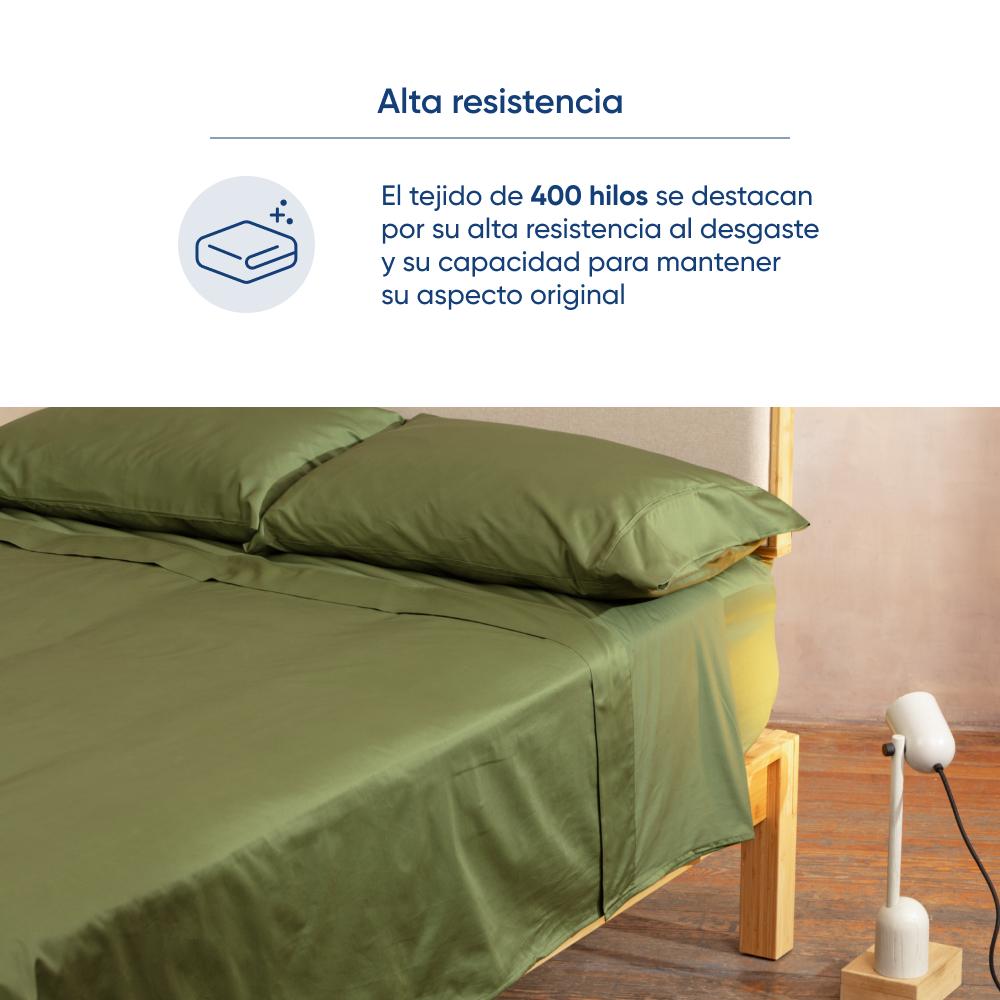 Foto 6 pulgar | Juego De Sábanas De Algodón Tipo Satín Luuna, Queen Size, 1 Juego De 4 Piezas