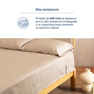 Foto 5 | Juego De Sábanas De Algodón Tipo Satín Luuna, King Size, 1 Juego De 4 Piezas