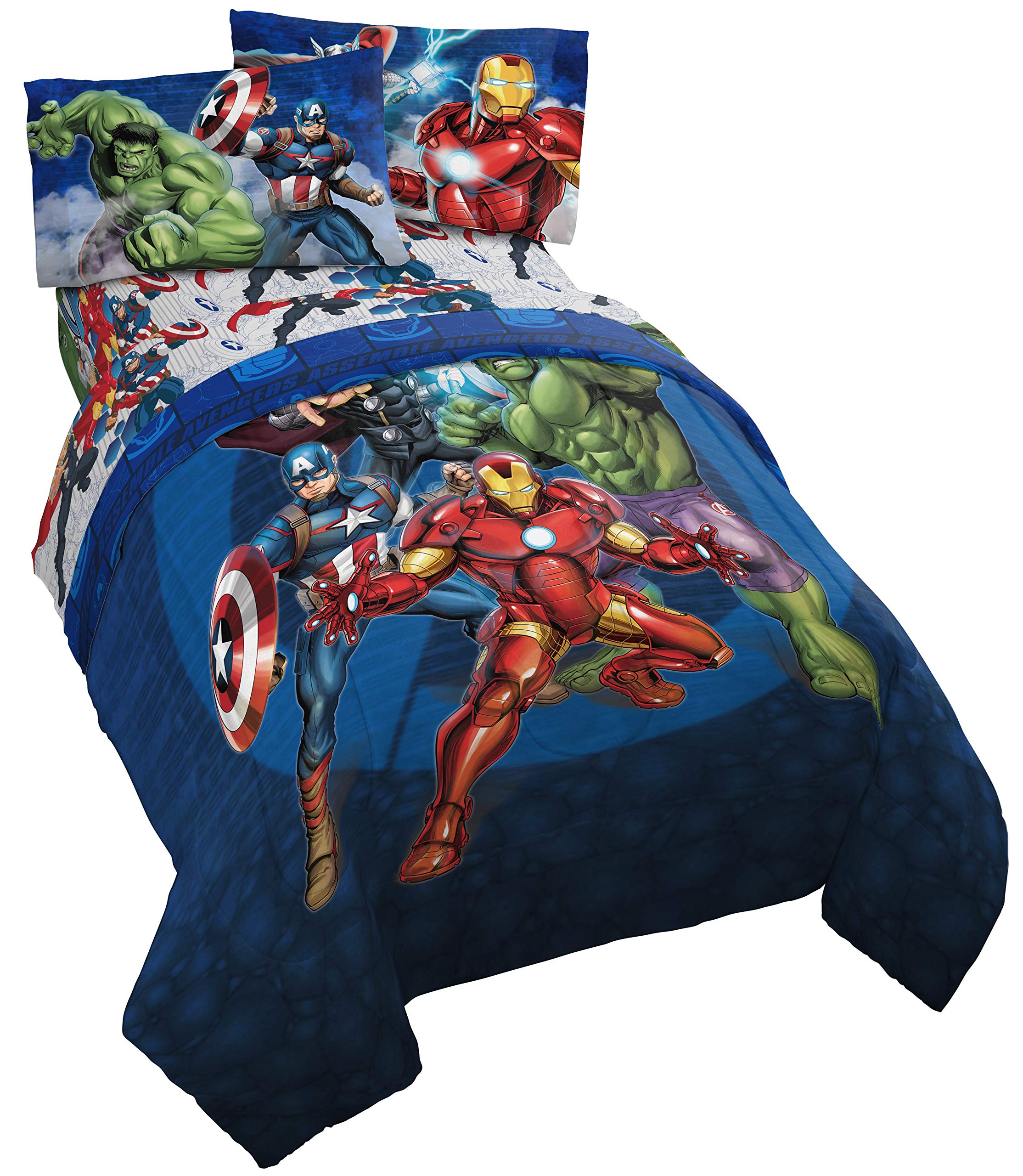 Foto 2 pulgar | Juego De Cama Jay Franco Marvel Avengers Completo Con Edredón Y Sábana - Venta Internacional.