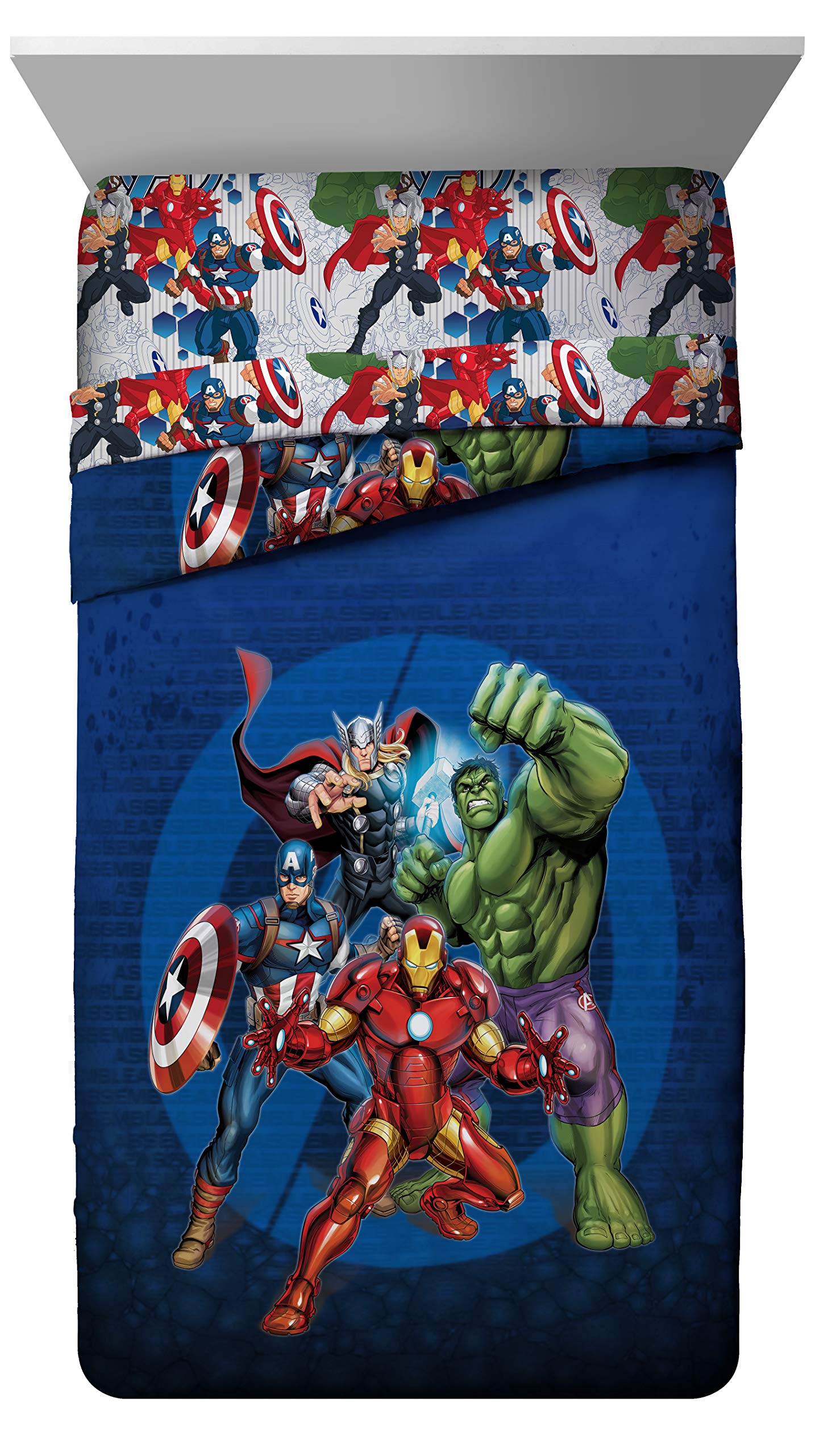 Foto 3 pulgar | Juego De Cama Jay Franco Marvel Avengers Completo Con Edredón Y Sábana - Venta Internacional.
