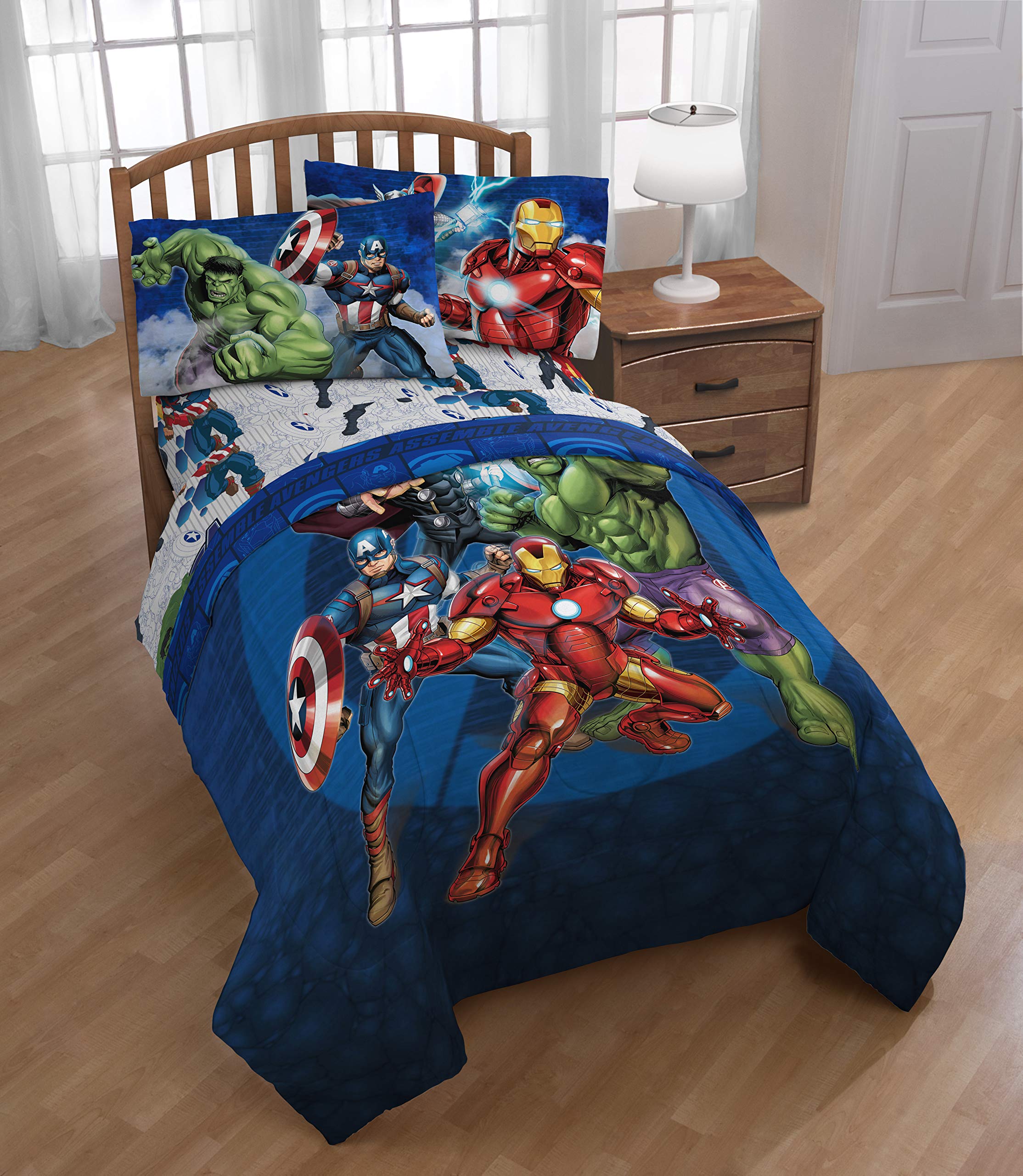 Foto 8 pulgar | Juego De Cama Jay Franco Marvel Avengers Completo Con Edredón Y Sábana - Venta Internacional.