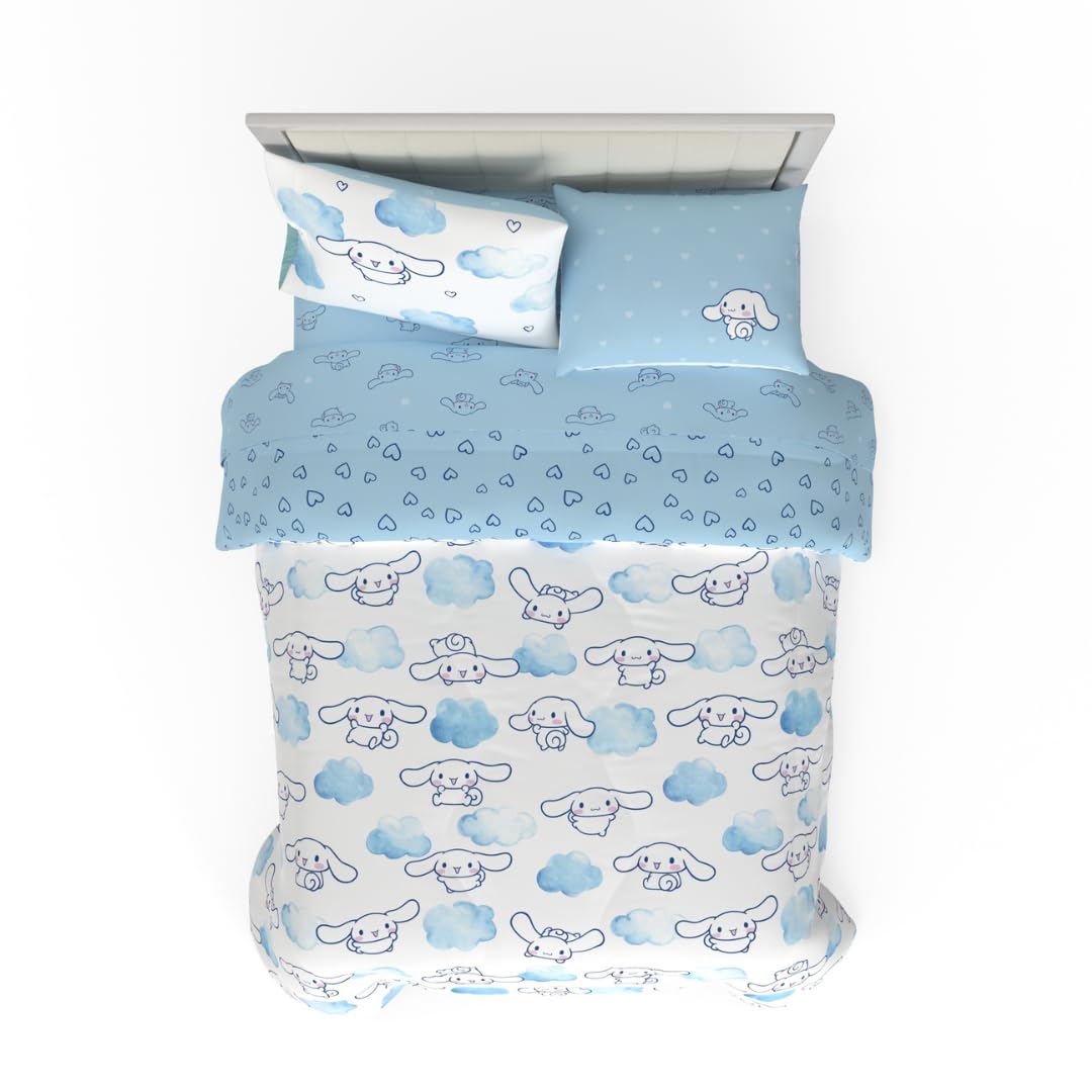 Foto 2 pulgar | Juego De Ropa De Cama Franco Cinnamoroll, Tamaño Completo, 7 Piezas - Venta Internacional.