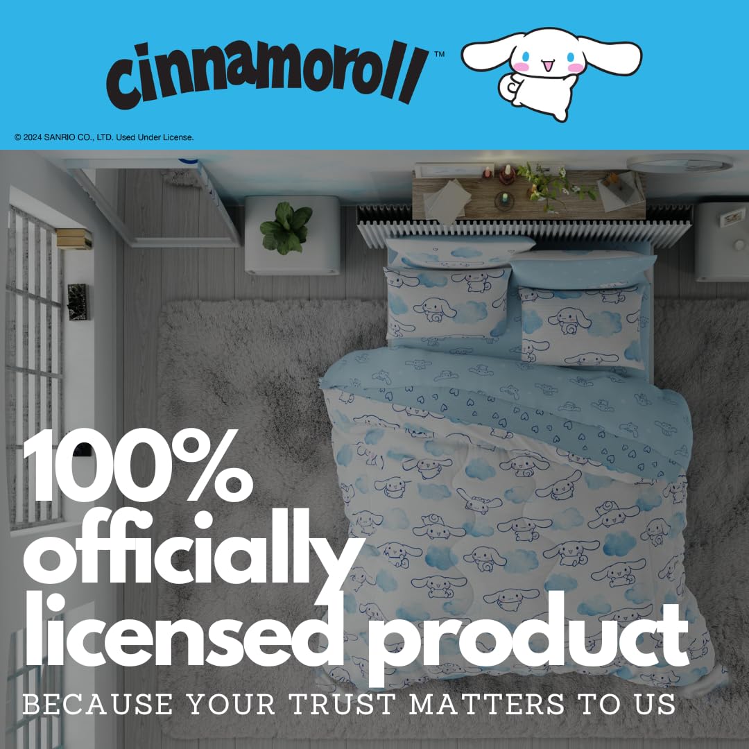 Foto 6 | Juego De Ropa De Cama Franco Cinnamoroll, Tamaño Completo, 7 Piezas - Venta Internacional.
