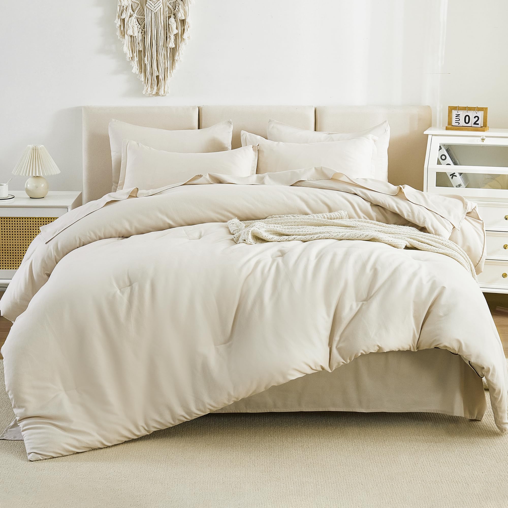 Foto 1 | Juego De Ropa De Cama Litanika Bed In A Bag King Beige, 7 Piezas - Venta Internacional.
