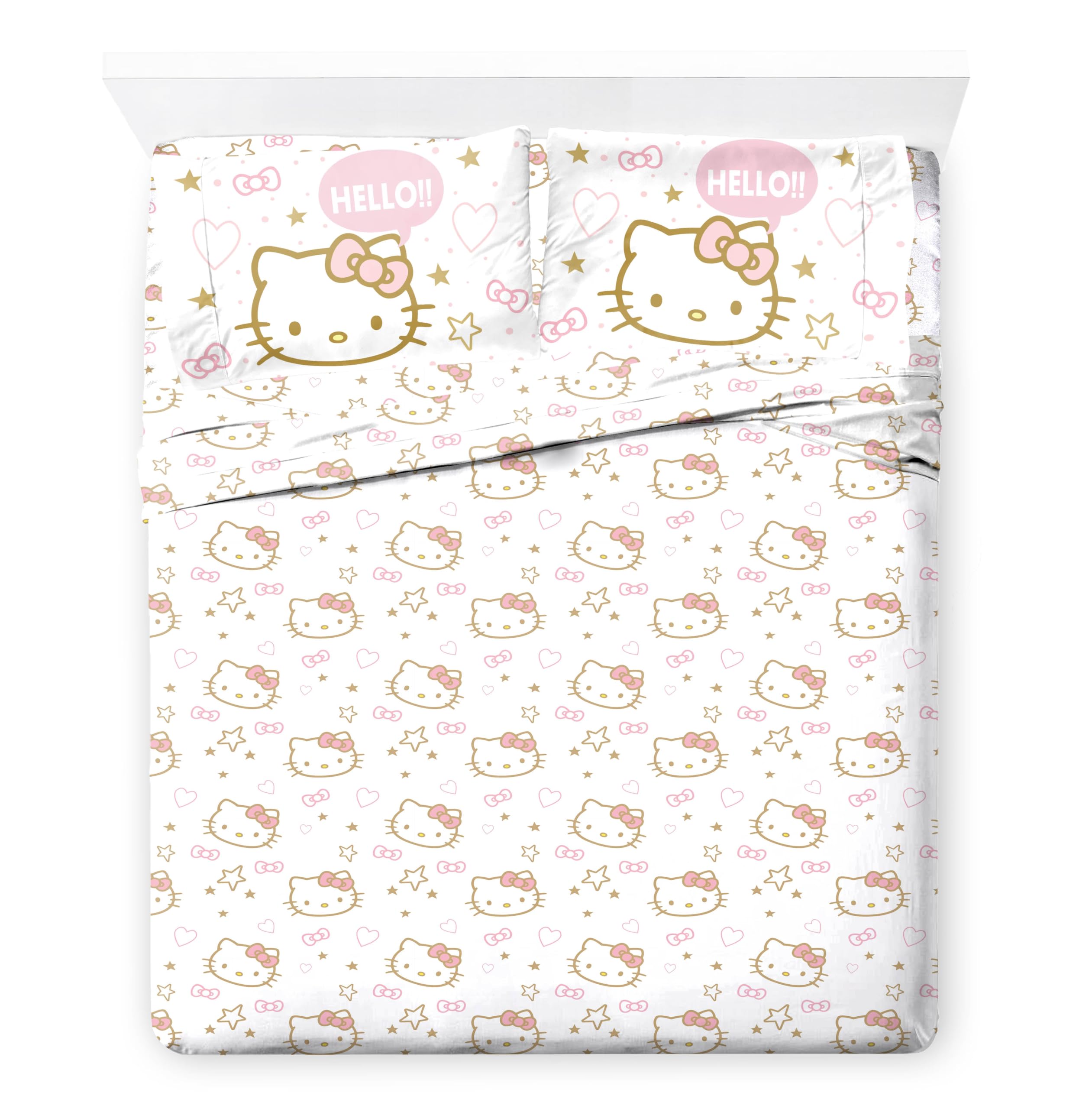 Foto 5 | Set De Edredón Jay Franco Hello Kitty Queen, 7 Piezas - Venta Internacional.