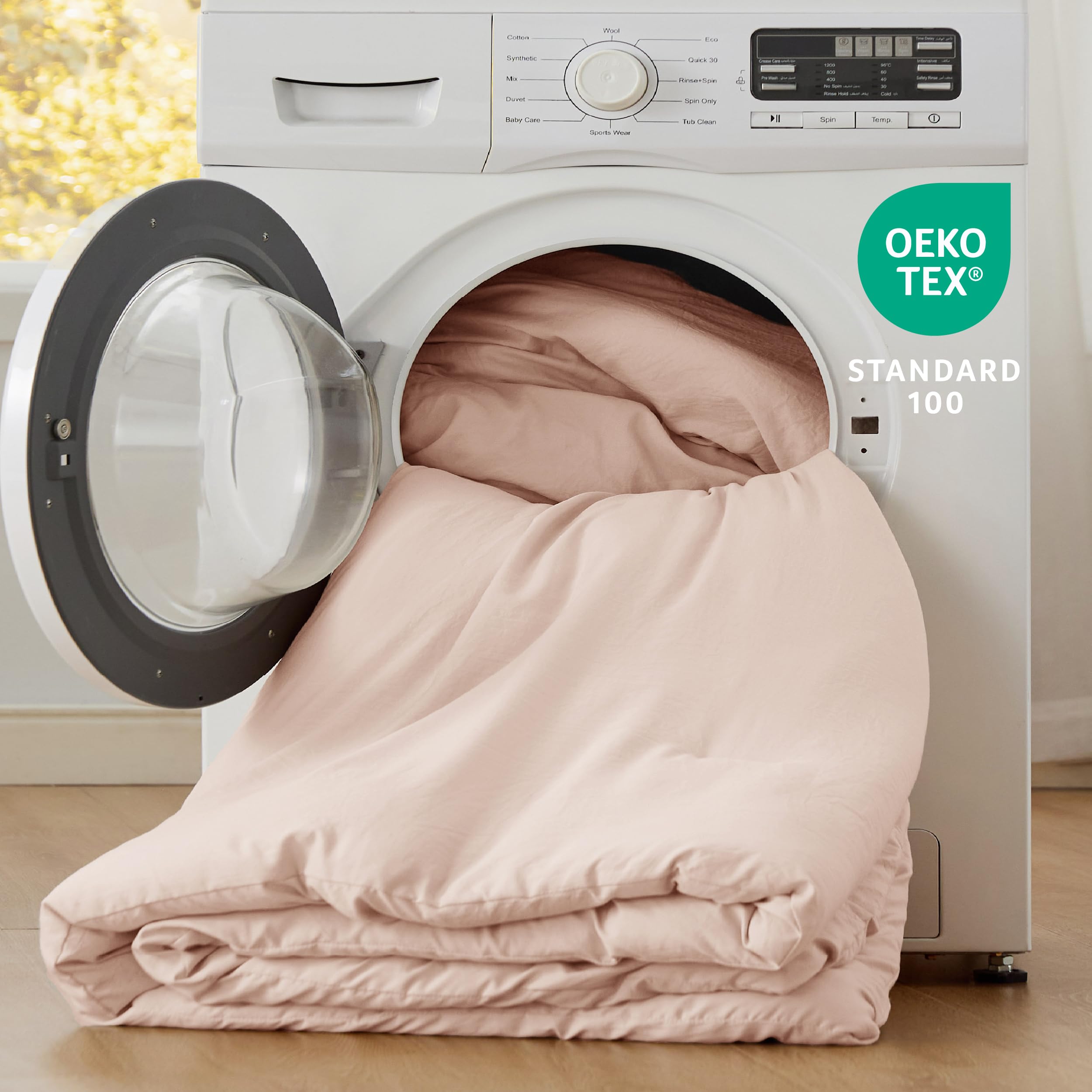 Foto 5 | Juego De Edredón Bedsure Queen Size Dusty Rose, 3 Piezas - Venta Internacional.
