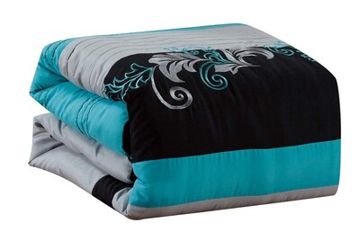Foto 4 | Juego de Edredón Chezmoi Collection Napa 7 Piezas Queen- Venta Internacional