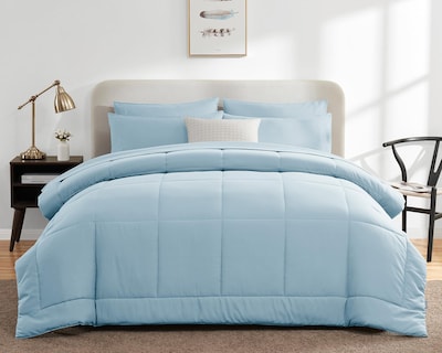 Foto 1 | Juego de Edredón Cozylux King Azul 7 Piezas - Venta Internacional