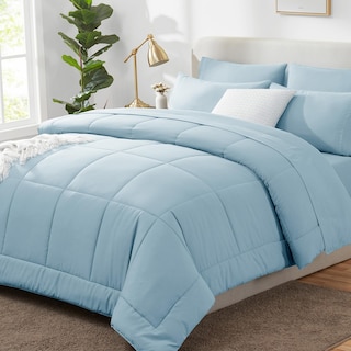 Foto 2 | Juego de Edredón Cozylux King Azul 7 Piezas - Venta Internacional