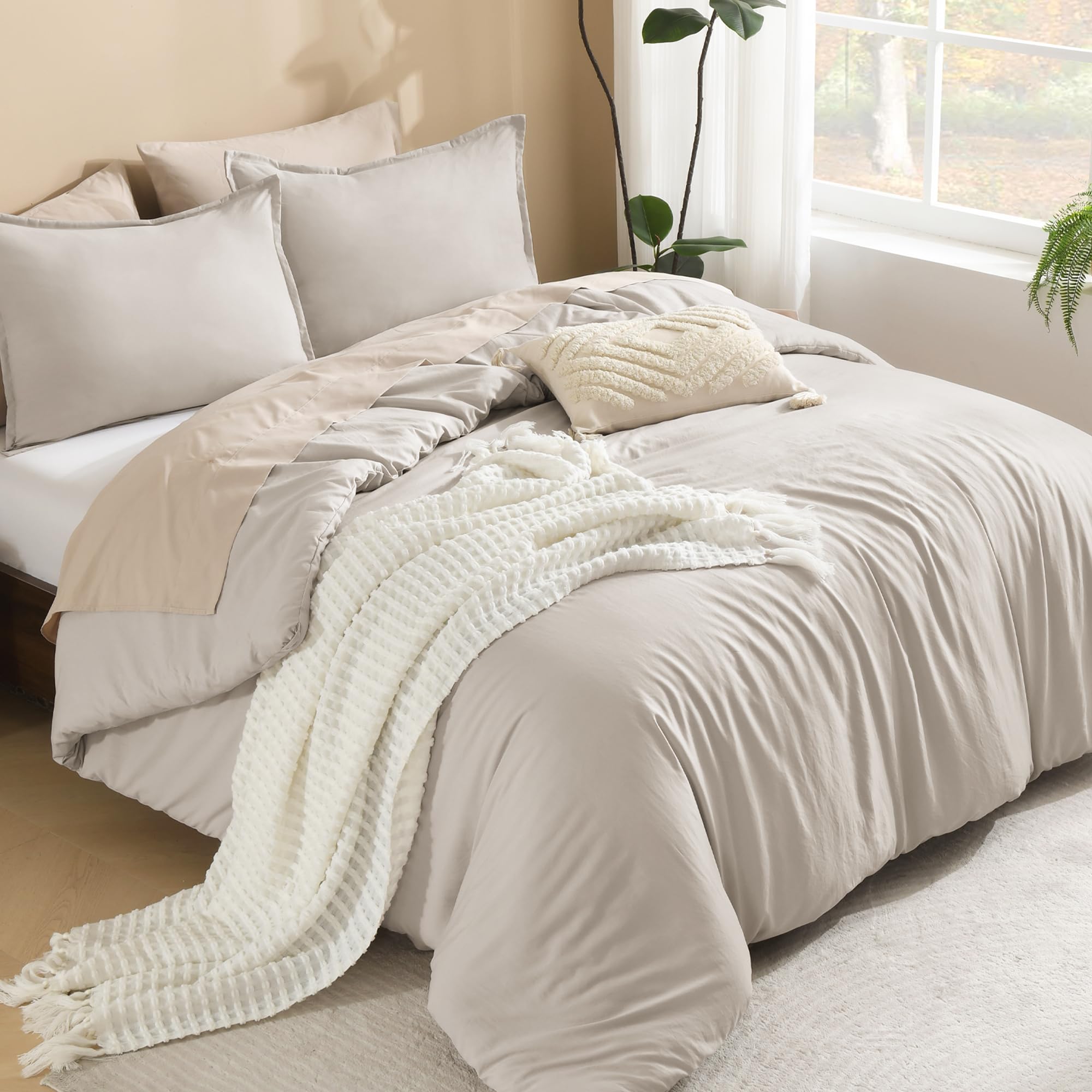Foto 1 | Juego De Edredón Litanika Linen Super King Plus De 3 Piezas - Venta Internacional.