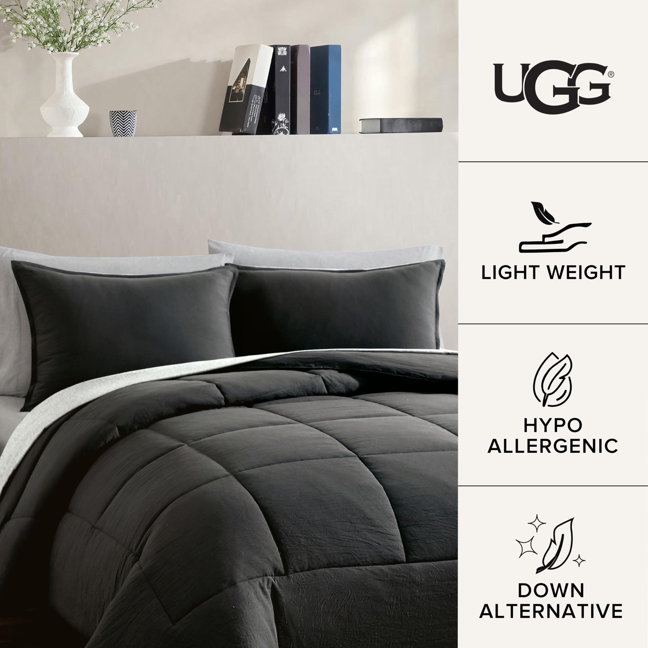 Foto 5 pulgar | Juego de Edredón Ugg Leonora Lightweight Down Alt King- Venta Internacional