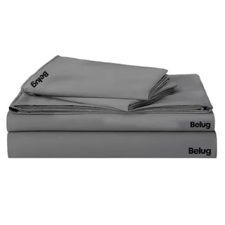 Foto 1 | Juego De Sabanas Individuales 100% Poliéster Microfibra 3 Pz, Belug Color Gris Obscuro