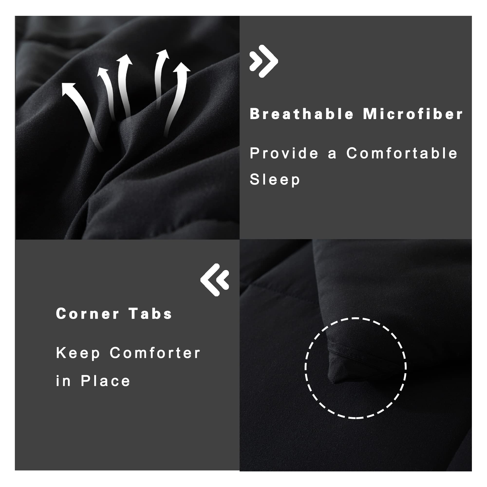 Foto 6 pulgar | Edredón Matrimonial con Fundas para Almohada Downcool 3 Piezas-Venta Internacional