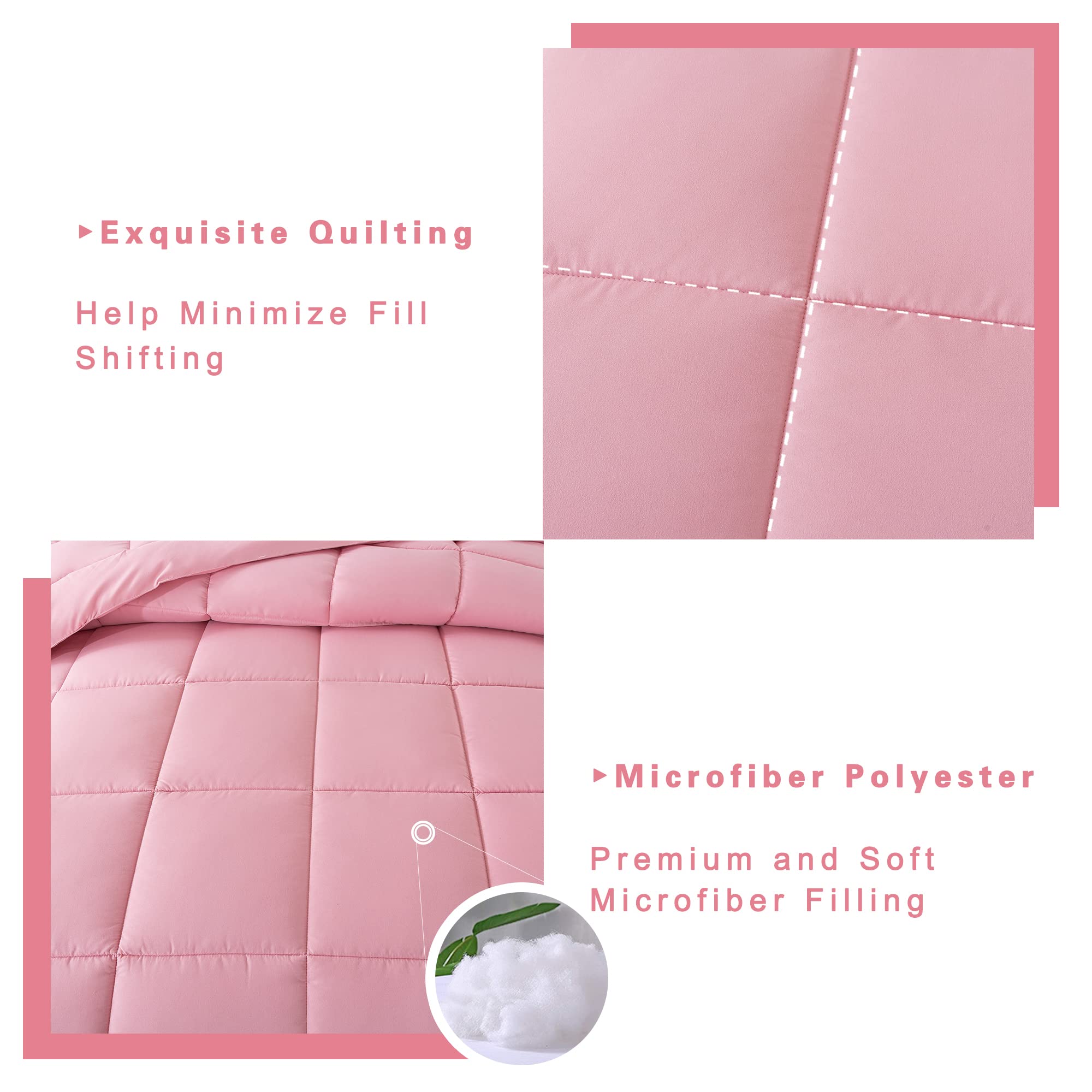 Foto 5 pulgar | Edredón Matrimonial con Fundas para Almohada Downcool 3 Piezas-Venta Internacional