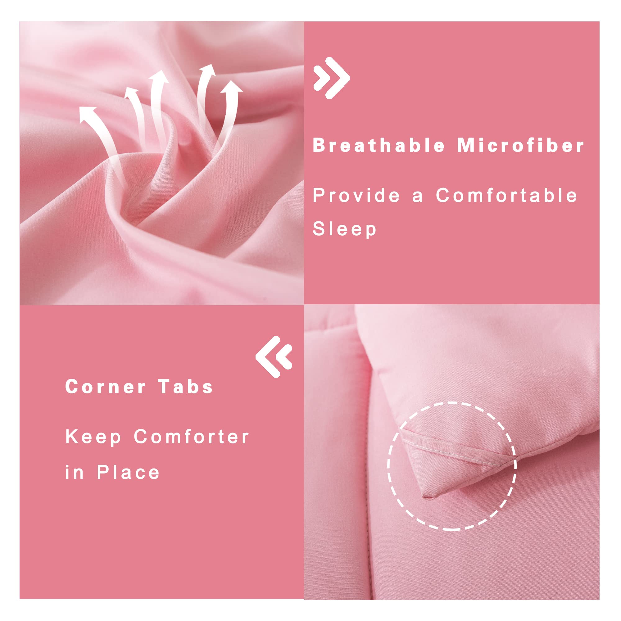 Foto 6 pulgar | Edredón Matrimonial con Fundas para Almohada Downcool 3 Piezas-Venta Internacional