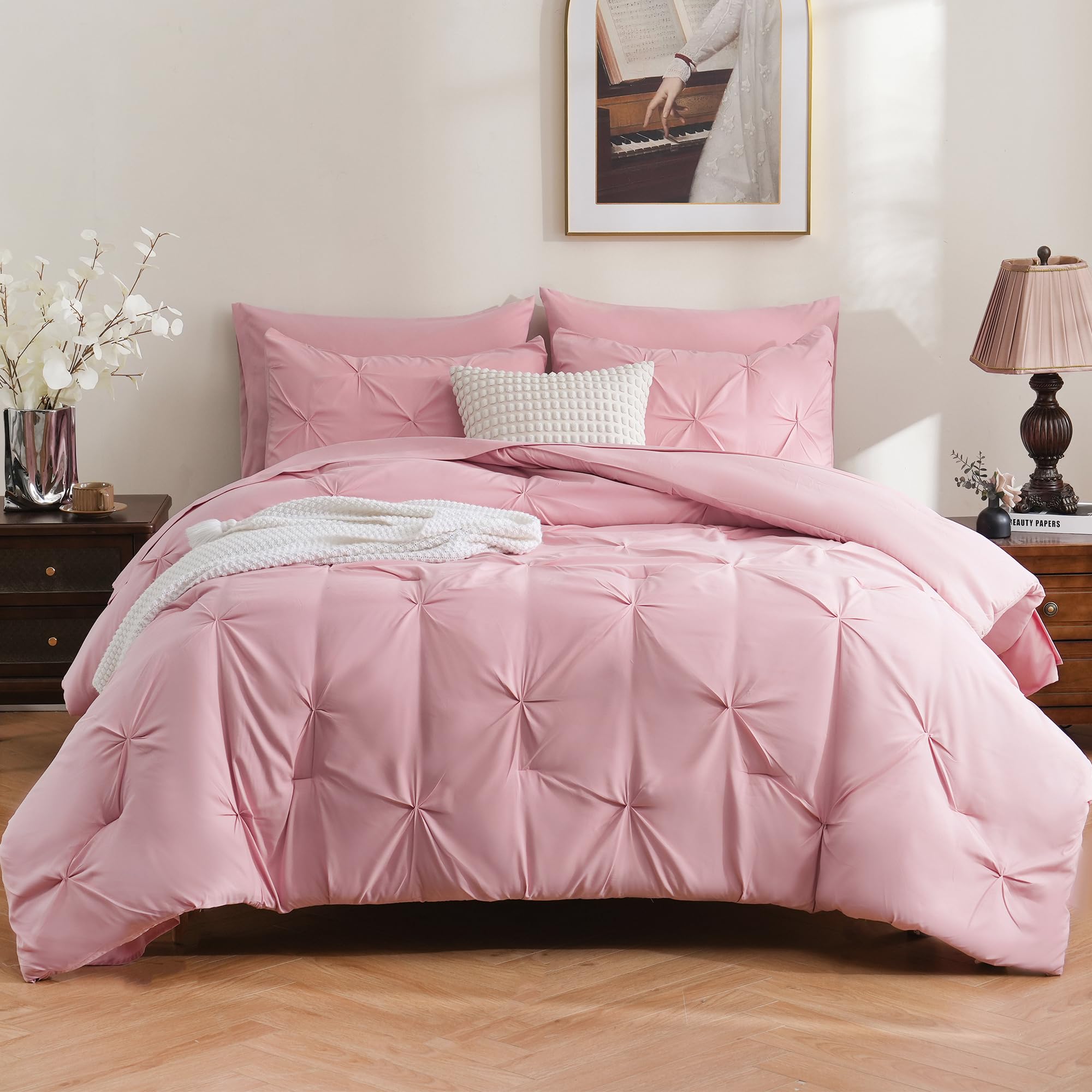 Foto 1 | Edredón Queen Downcool Pink 7 Piezas - Venta Internacional