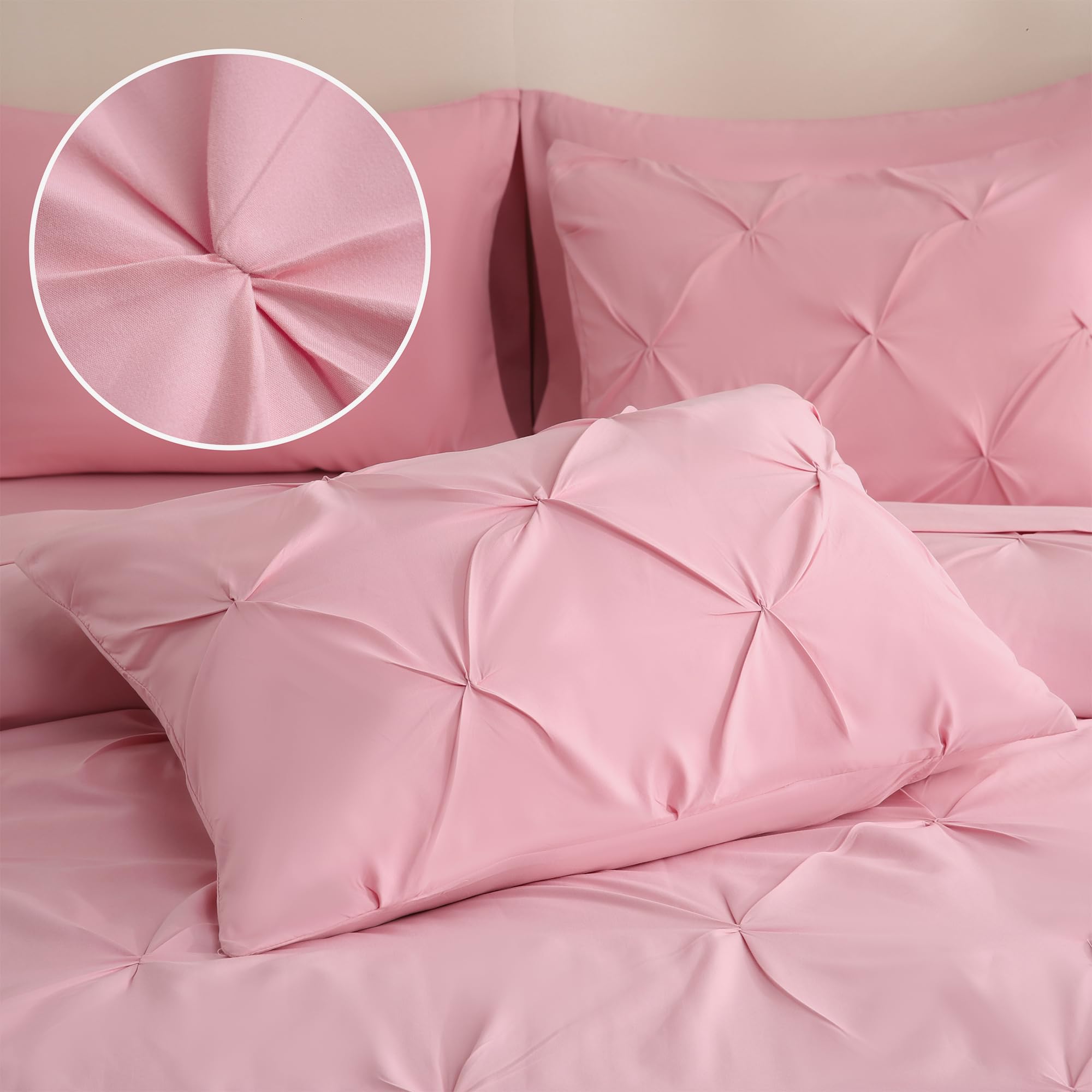 Foto 5 | Edredón Queen Downcool Pink 7 Piezas - Venta Internacional