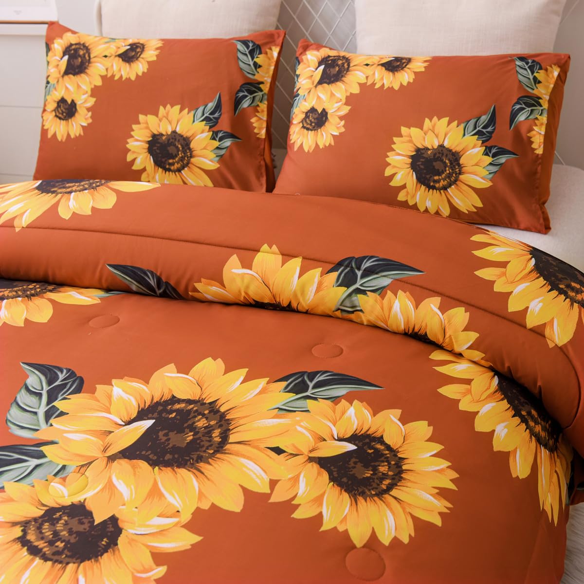 Foto 4 pulgar | Edredón Queen Size con Fundas para Almohada Ntbed 3 Piezas-Venta Internacional