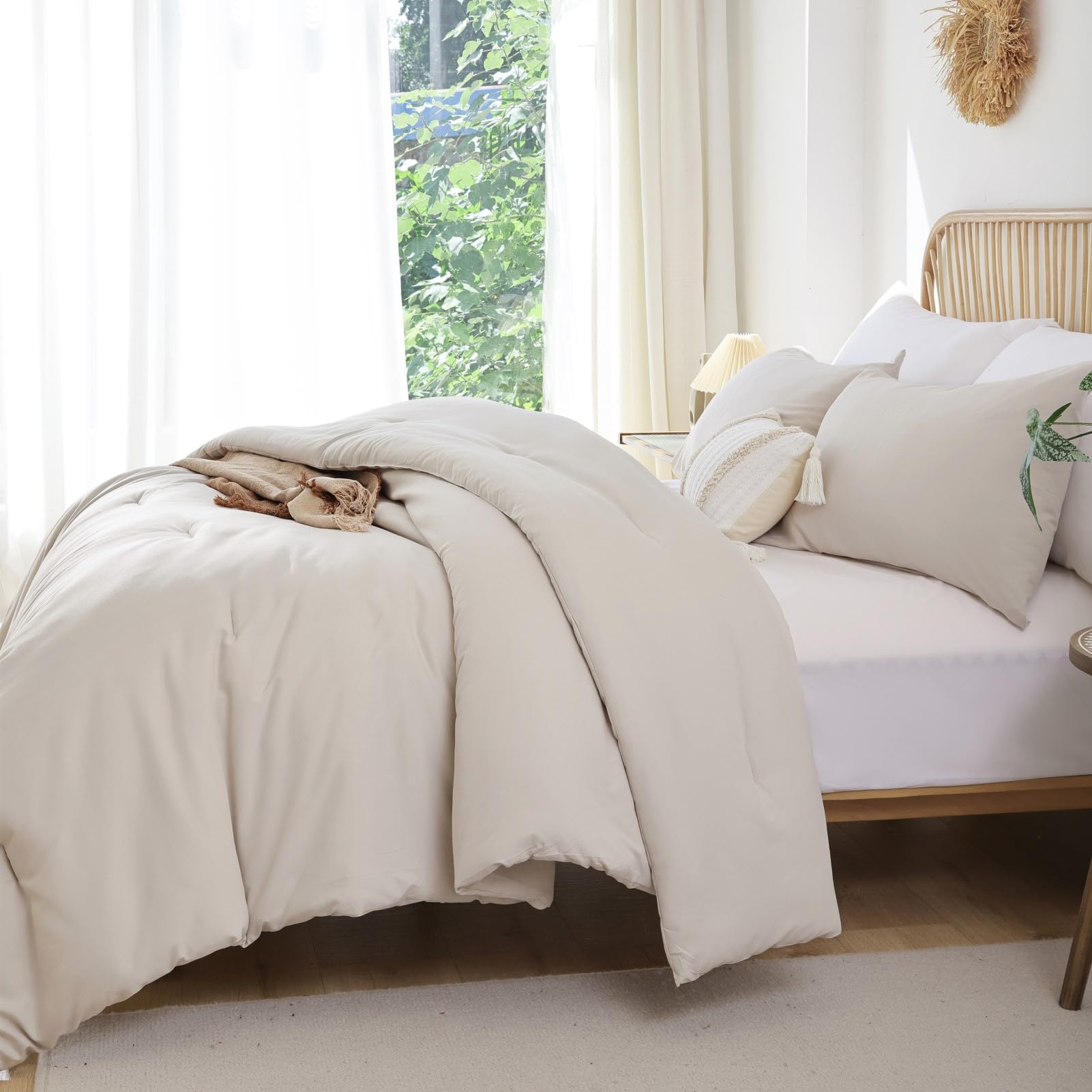 Foto 6 | Edredón King Size con Fundas para Almohada Rosgonia 3 Piezas-Venta Internacional